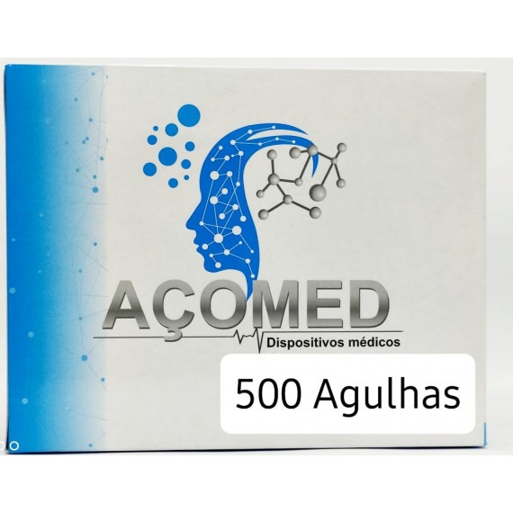 Agulha Sistêmica Para Acupuntura 500 Unid Avulsas - Açomed