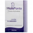 Cartela 70 Pontos Cristal Micropore Quadrado - MaisPonto