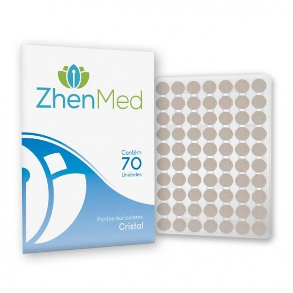 Placa Ponto Cristal Para Auricoloterapia - Zhenmed