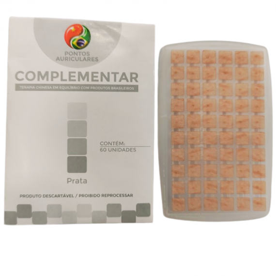 Placa 60 Pontos Prata - Complementar