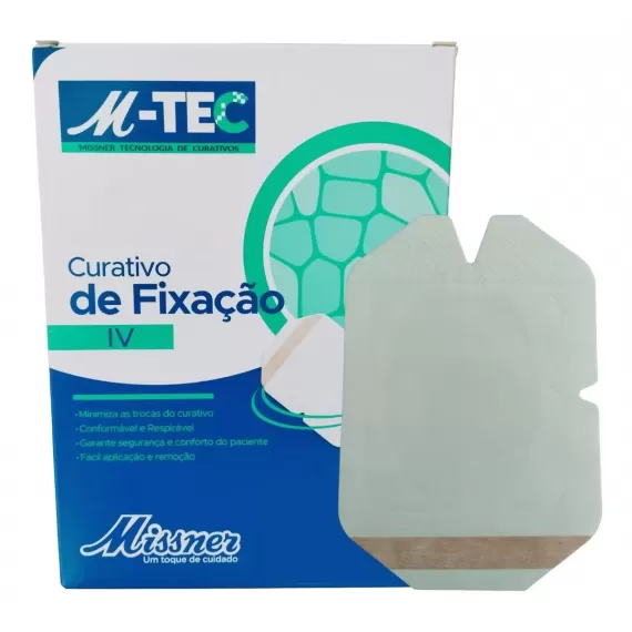 Curativo Transparente Fixador De Cateter 10x12 M-tec - Missner