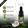 Coconut Óleo de Coco Puro Extra virgem 100% Natural E Vegano 30ml - Eccos