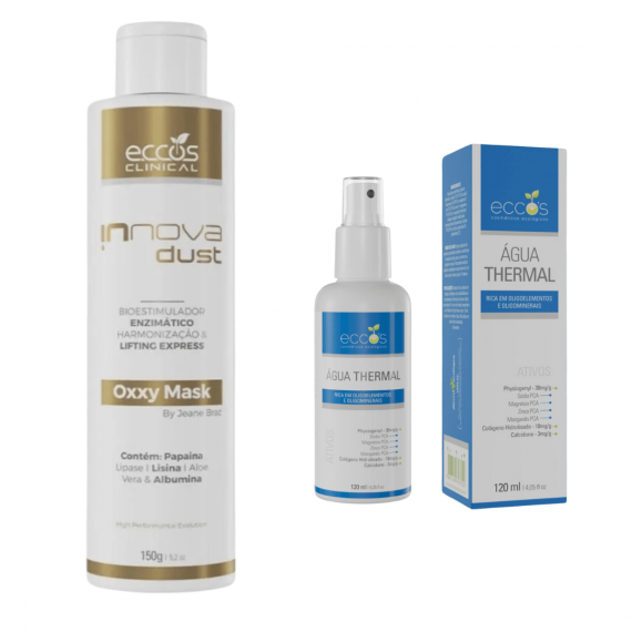 Combo Innova Dust Oxxy Mask e Água Thermal 120ml - Eccos