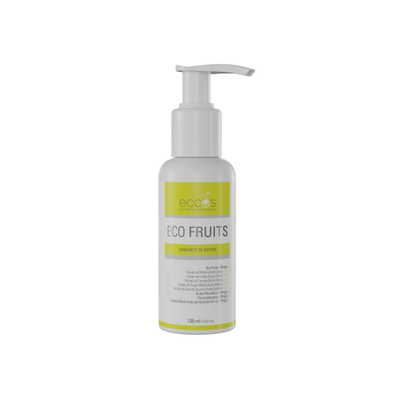 Eco Fruits Sabonete de Ácido Facial Para Clareamento de Manchas 120ml - Eccos