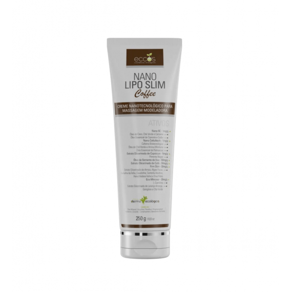 Nano Lipo Slim Coffee Creme p/ Massagem  250g - Eccos