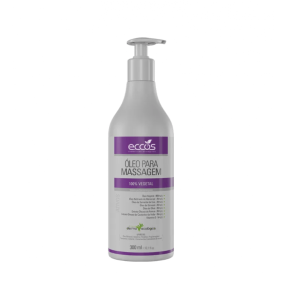 Óleo Para Massagem 100% vegetal 300ml - Eccos