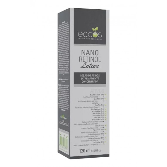 Nano Retinol Lotion - Loção Clareadora Profissional - Eccos