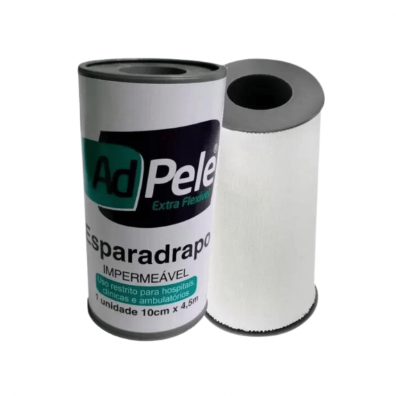 Esparadrapo Branco Adpele 10cm x 4,5m - Missner