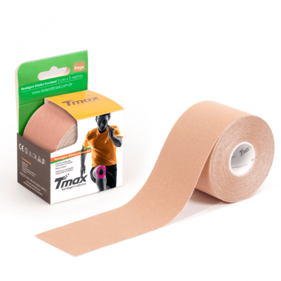 Bandagem Elástica Kinesio Tape 5cm x 5m Tmax