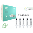 Kit 05 Seringas Vari-Cap 3ml Para Caneta Pressurizada - VariEstética