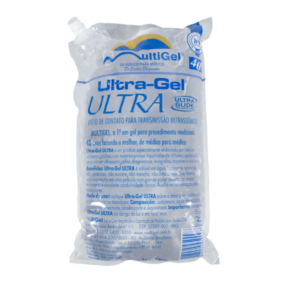 Gel Condutor Ultra-Gel Ultra Bag 5kg - Multigel