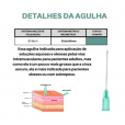 Agulha Hipodérmica Verde 25x0,80mm 21G 01un Avulsa - Medix