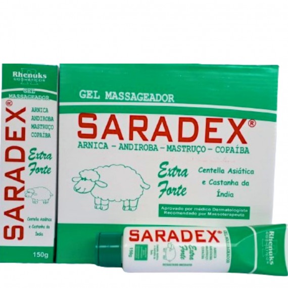 Gel Massageador Saradex (extra forte) Kit Atacado 12Un - Rhenuks