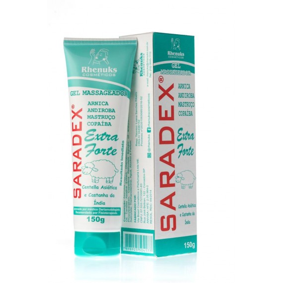 Gel Massageador Saradex (extra forte) 150g - Rhenuks