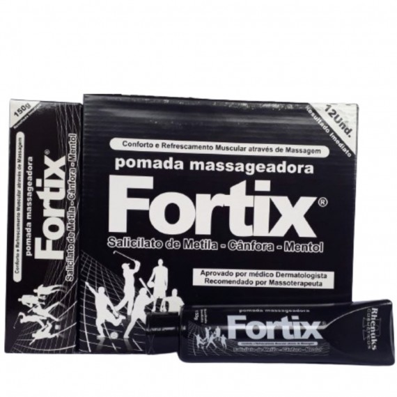 Pomada Massageadora Fortix Kit Atacado 12Un - Rhenuks