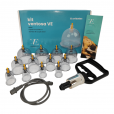 Combo Kit Ventosas 12 Copos Ve + Óleo de Massagem 300ml - Eccos