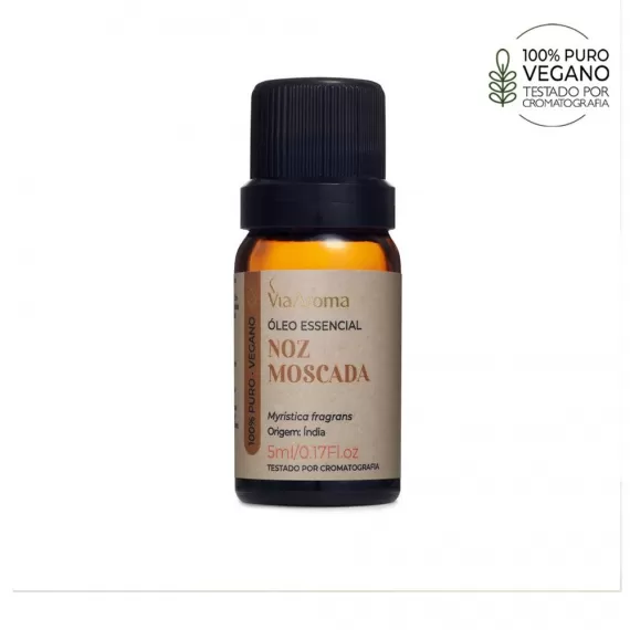 Óleo Essencial Noz Moscada 5ml - Via Aroma