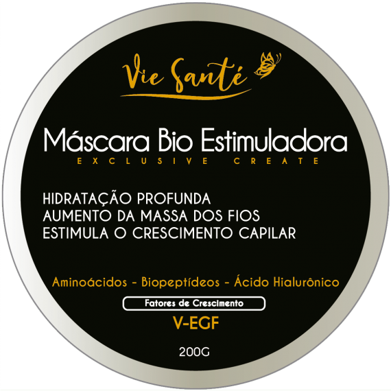 Máscara Capilar Bio Estimuladora De Crescimento 200g - Vie Santé