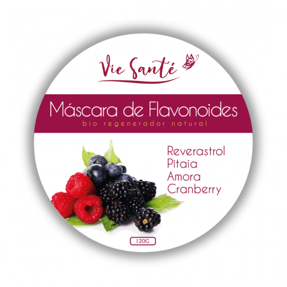 Máscara De Flavonóides Revitalizante Natural 120g Bio Regenerador - Vie Santé