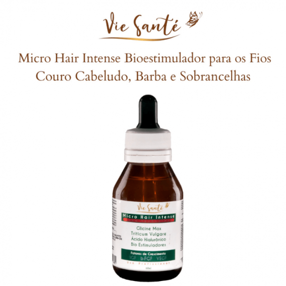 Nano Bioestimulador Capilar Barba E Sobrancelhas 60ml - Via Santé