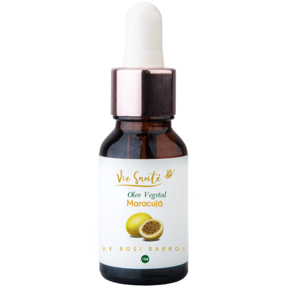 Óleo 100% Vegetal Maracujá 15ml Nutrição Facial - Vie Santé