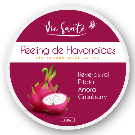 Peeling De Flavonóides Para Pele Negra & Morena 120g Bio Regenerador Natural - Vie Santé